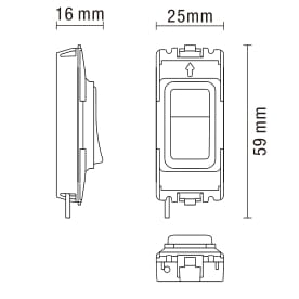 1G KINETIC GRID SWITCH